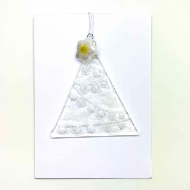Fused Glass Christmas Tree Decorations