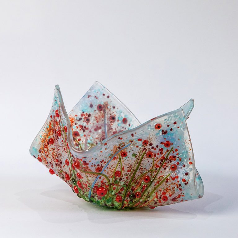 Draped Poppy Flower Meadow T-Light