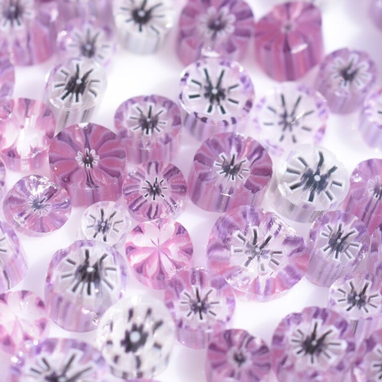 Murrine - Flowers - Sugar Plum - 90COE