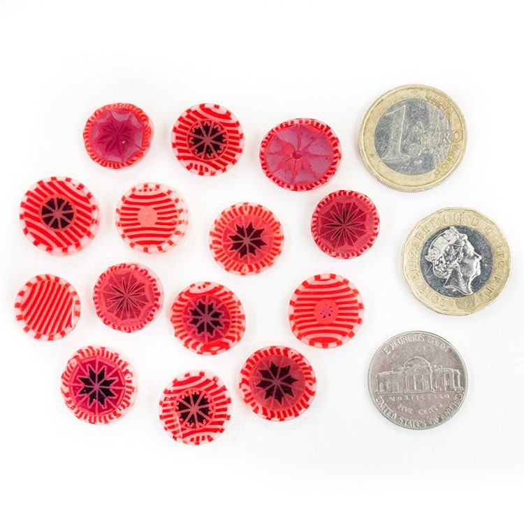 XL Murrine - Stripy Sunset Flower - 90COE