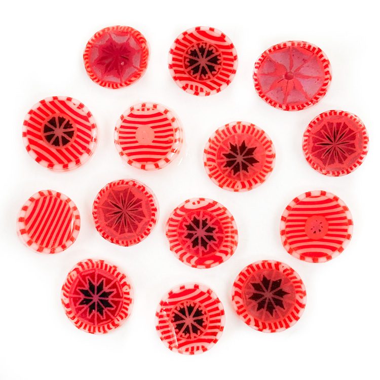 XL Murrine - Stripy Sunset Flower - 90COE - Image 2