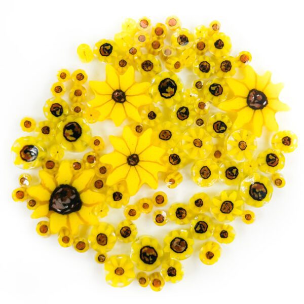 Murrine - Mixed Size - Sunflower - 90COE