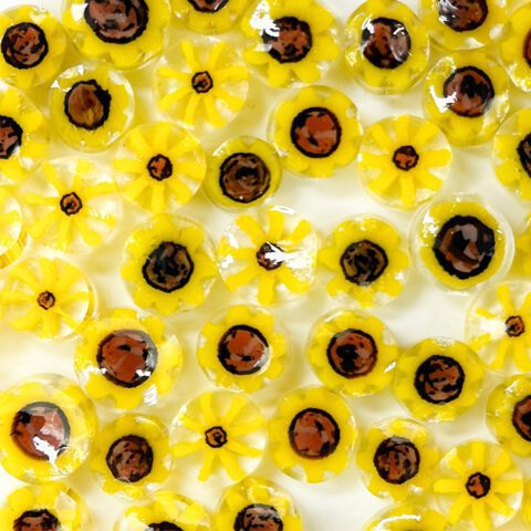 Murrine - Flowers - Large Sunflower - 90COE