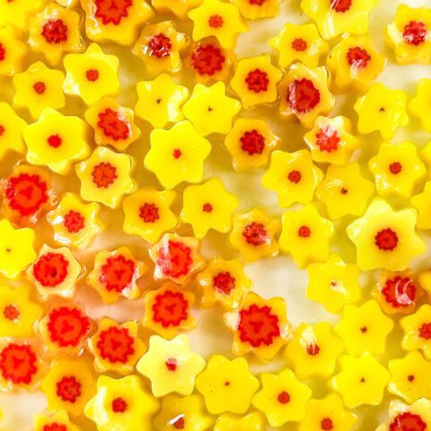 Murrine - Flowers - Yellow Daffodils - 90COE