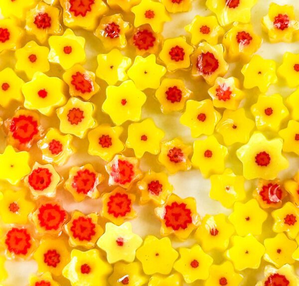 Murrine - Flowers - Yellow Daffodils - 90COE