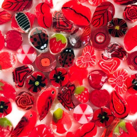 Murrine - Red - Mix - 90COE