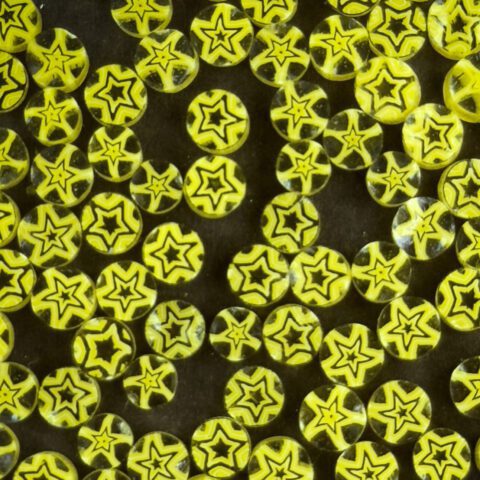 Murrine – Christmas – Yellow Star – 90COE