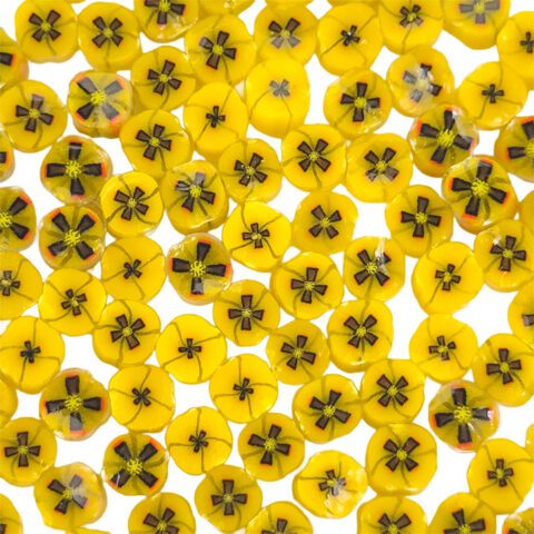 Murrine - Flowers - Yellow Poppy - 90COE