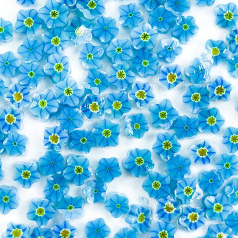 Murrine - Flowers - Blue Primrose - 96COE
