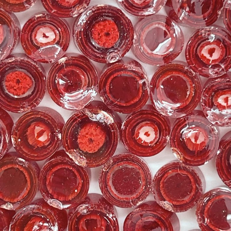 Murrine - Float Glass - Basic Red