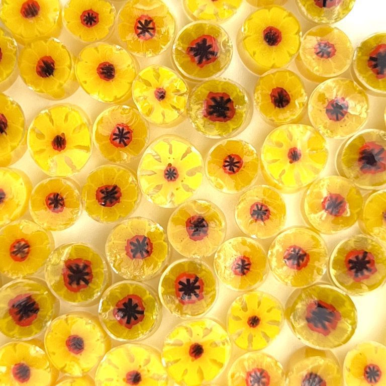 Murrine - Flowers - Yellow Primrose - 96COE