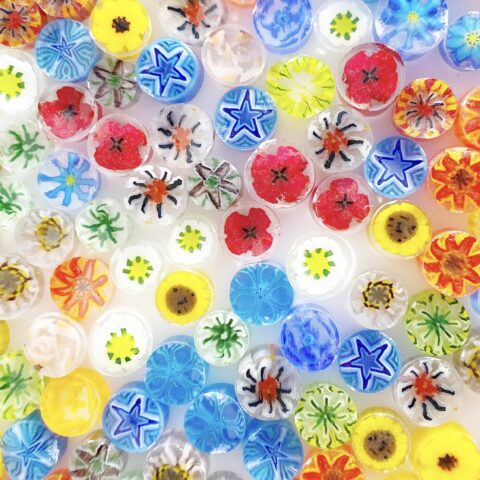 Murrine - Flowers - Large Mix- 96COE