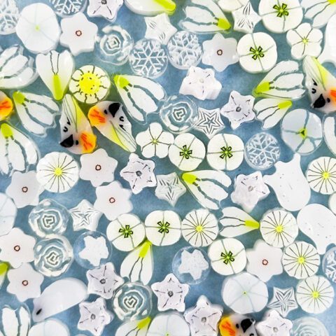 Murrine - White - Mix - 90COE