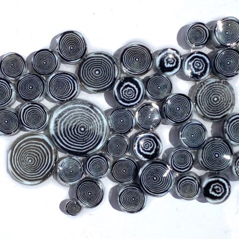 Murrine – Mixed Size - Liquorice Swirl – 90COE