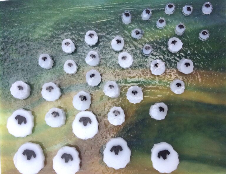 Murrine - Mixed Size - White Sheep - 96COE