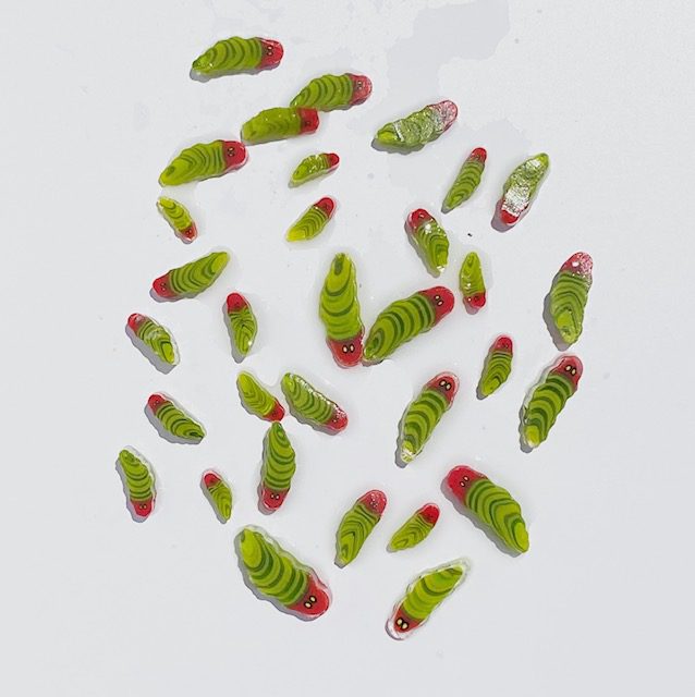Murrine – Mixed Size – Caterpillars - 90COE
