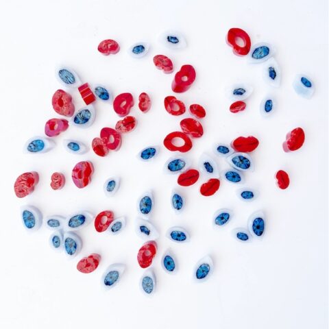 Murrine - Face - Lips and Eye - 90COE