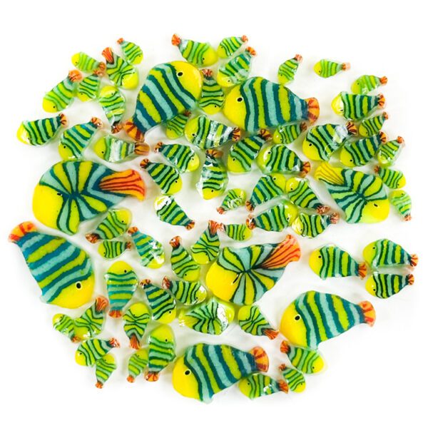 Murrine - Mixed Sizes - Harlequin Fish - 90COE - Image 3