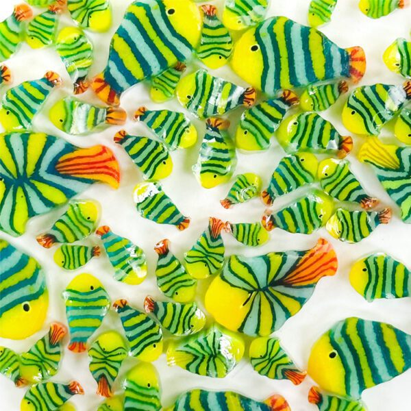 Murrine - Mixed Sizes - Harlequin Fish - 90COE