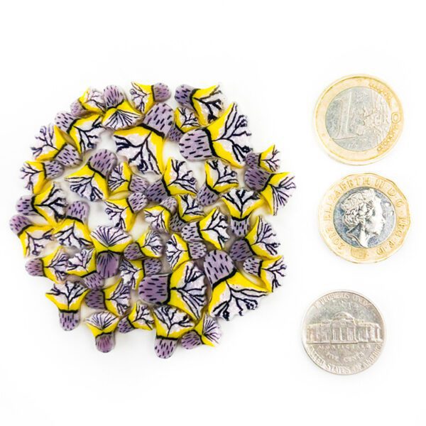 Murrine - Mixed Size - Purple Anemone – 96COE
