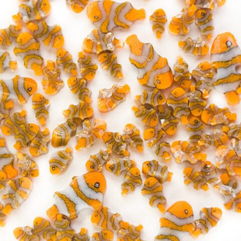 Murrine – Mixed Sizes – Clowny Fish – 96COE