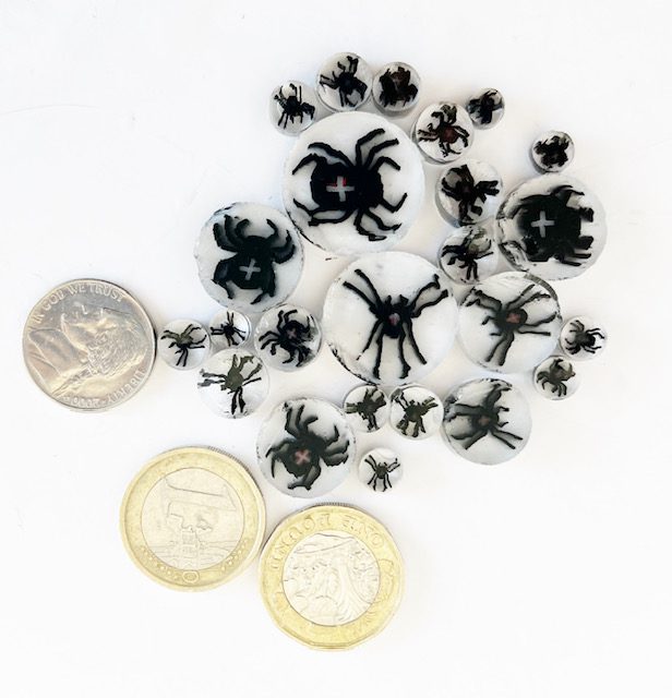 Murrine - Mixed Size - Spiders - 96COE