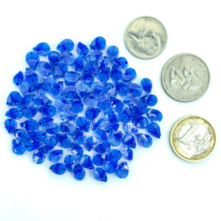 Murrine - Leaves - Blue - 96COE