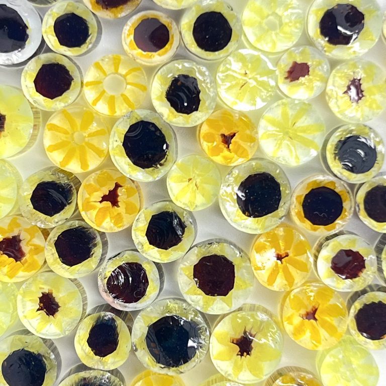 Murrine - Float Glass - Sunflower