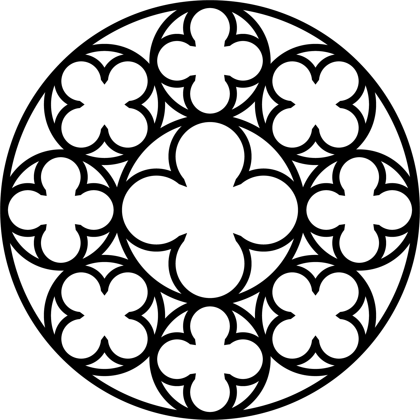 10 Stained Glass Window Decals - Fusing Decals by Jamaison - Image 11