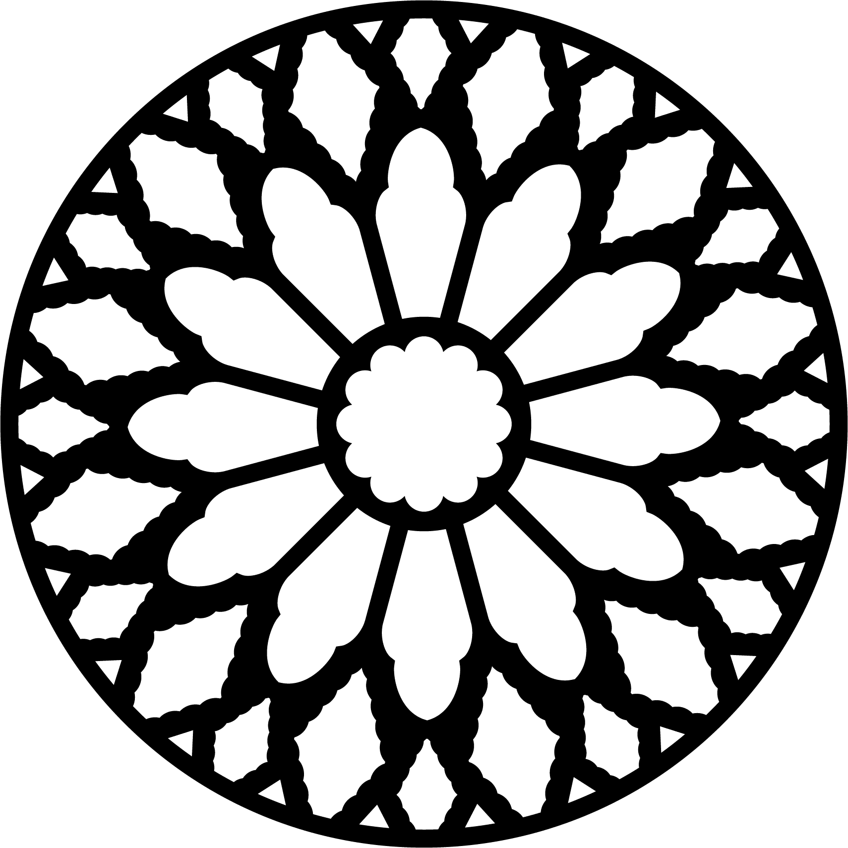 10 Stained Glass Window Decals - Fusing Decals by Jamaison - Image 8