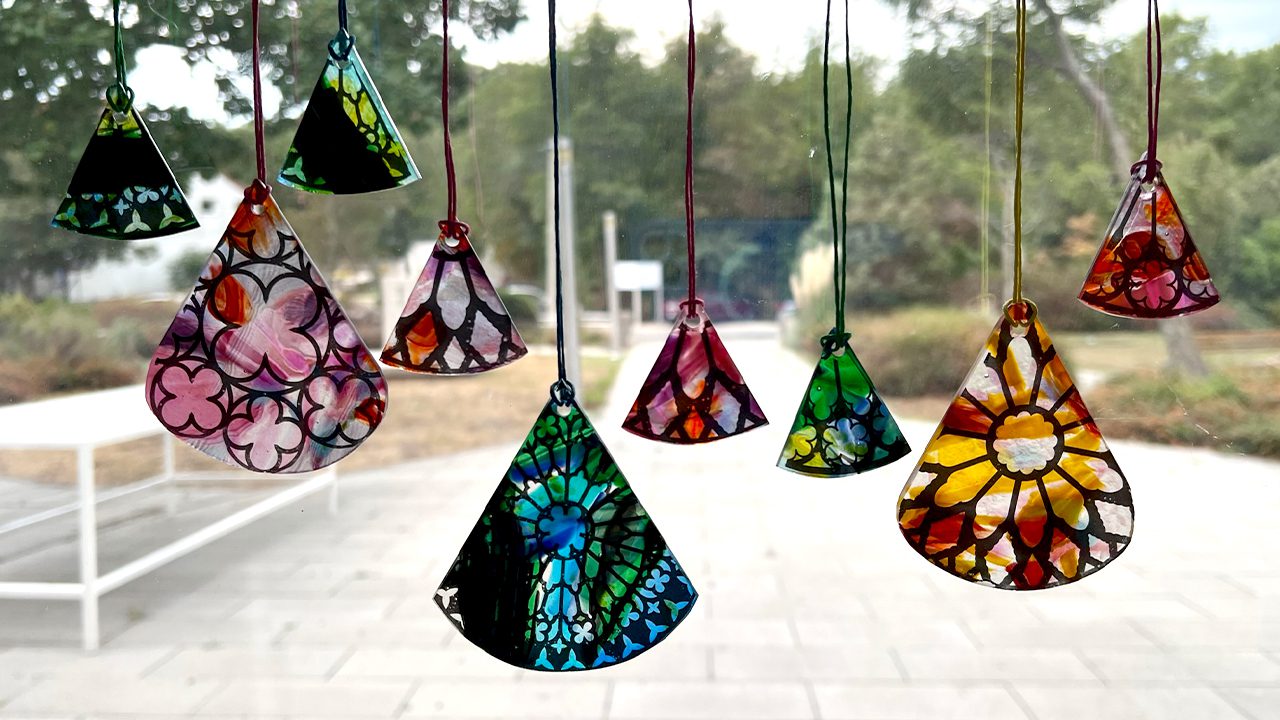 10 Stained Glass Window Decals - Fusing Decals by Jamaison - Image 6