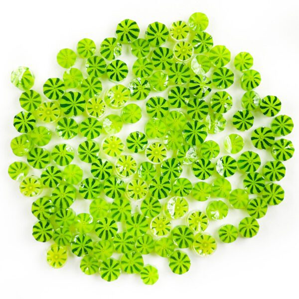 Murrine - Flowers - Lemon Lime Vortex - 96COE