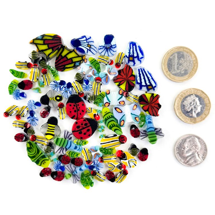 Murrine-Mixed-Size-Beetles-Bugs-and-Butterfly-Mix-96COE