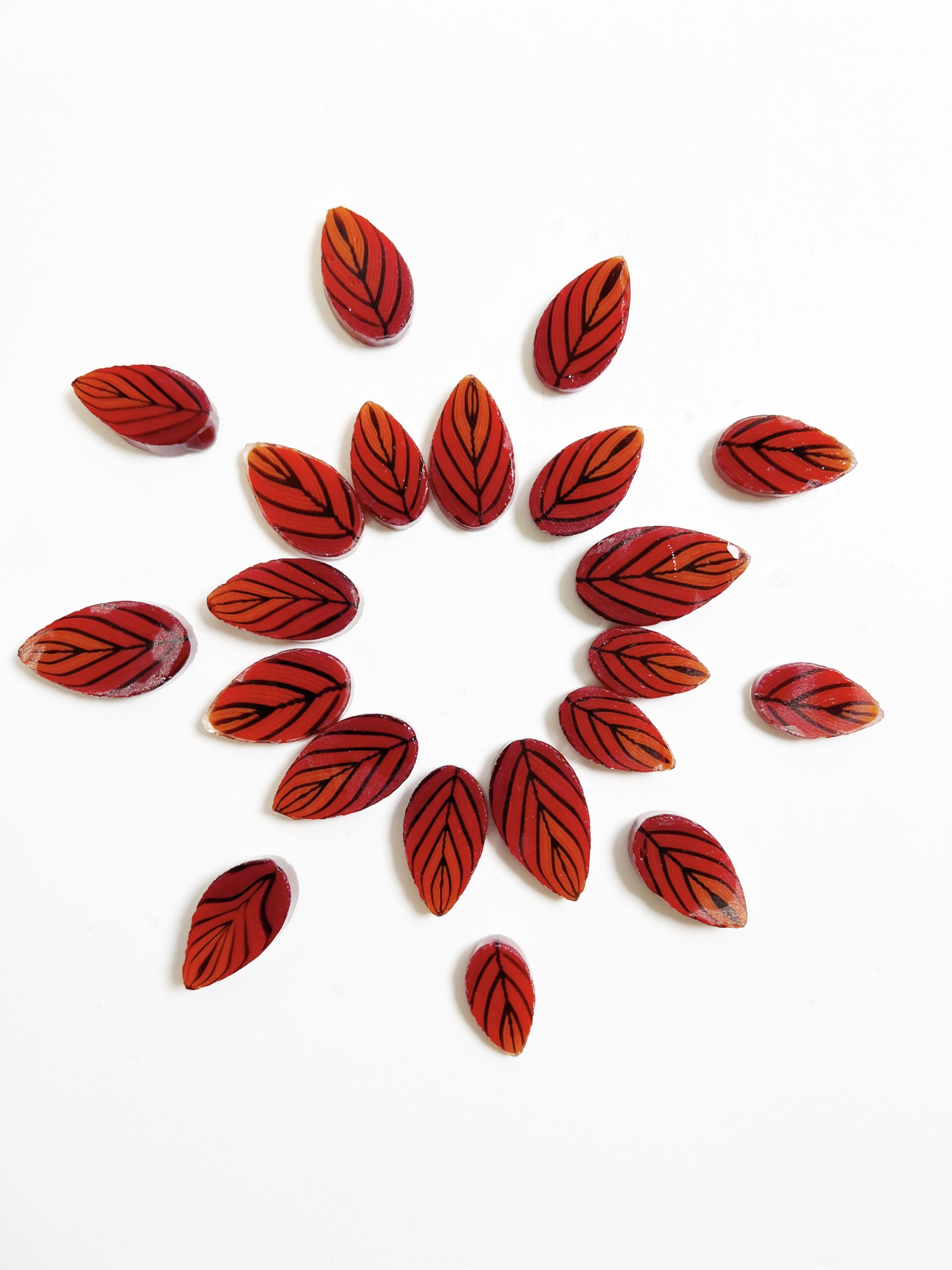 XL Murrine - Red Leaves - 90COE - Image 2