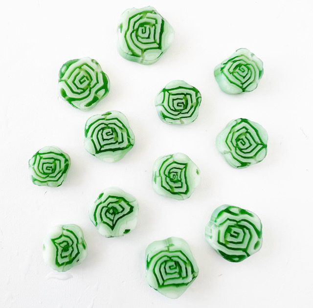 XL Murrine - Green Rose - 90COE