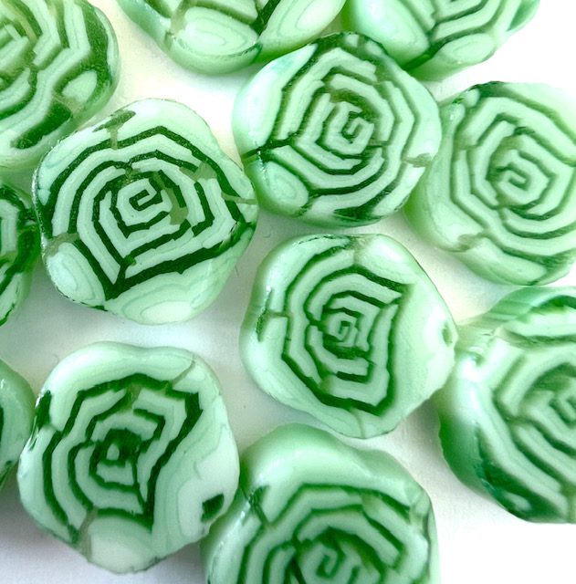 XL Murrine - Green Rose - 90COE