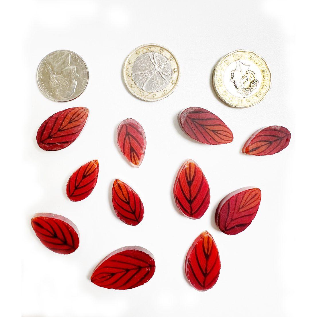 XL Murrine - Red Leaves - 90COE