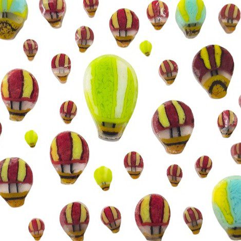 Murrine - Mixed Size - Hot Air Balloon - 90COE