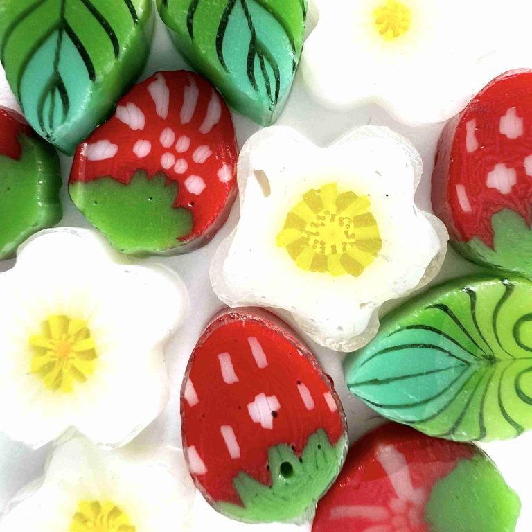XL Murrine - Strawberry Plant Mix - 96COE