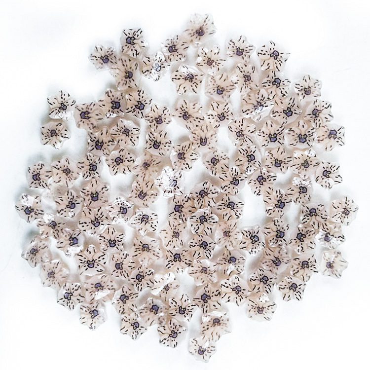 Murrine – Flowers – Purple Leopard Orchid – 96COE