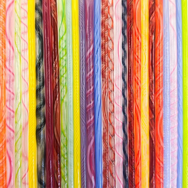 Twisted Glass Cane - 30 Mixed Color - 90COE - Image 2