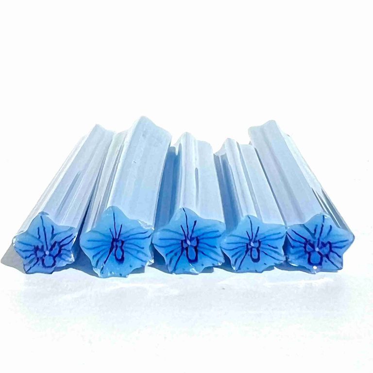 Murrine - Flowers - Royal Blue Orchid - 90COE
