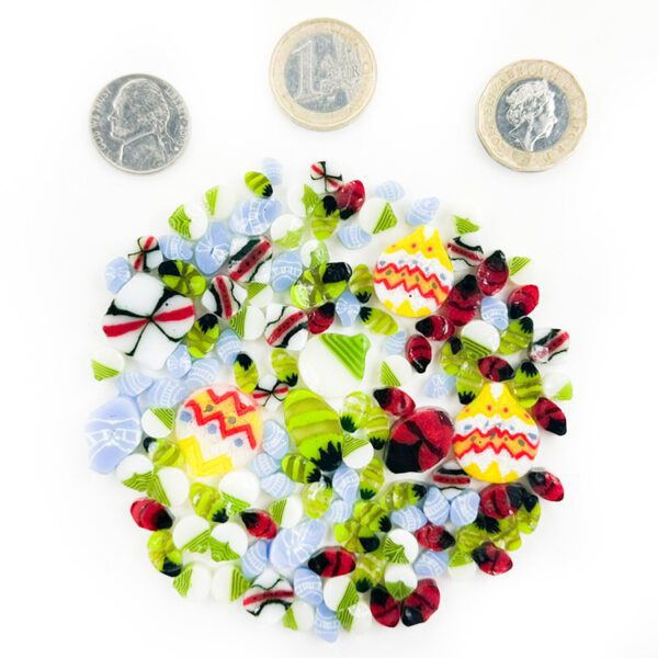 Murrine - Mixed Size - Christmas Baubles - 90COE
