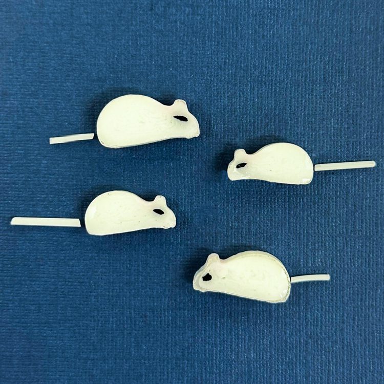 XL Murrine - White Mouse - 90COE