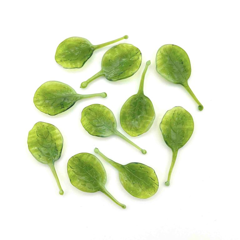Lampwork - Green Leaves - 96COE - Image 2