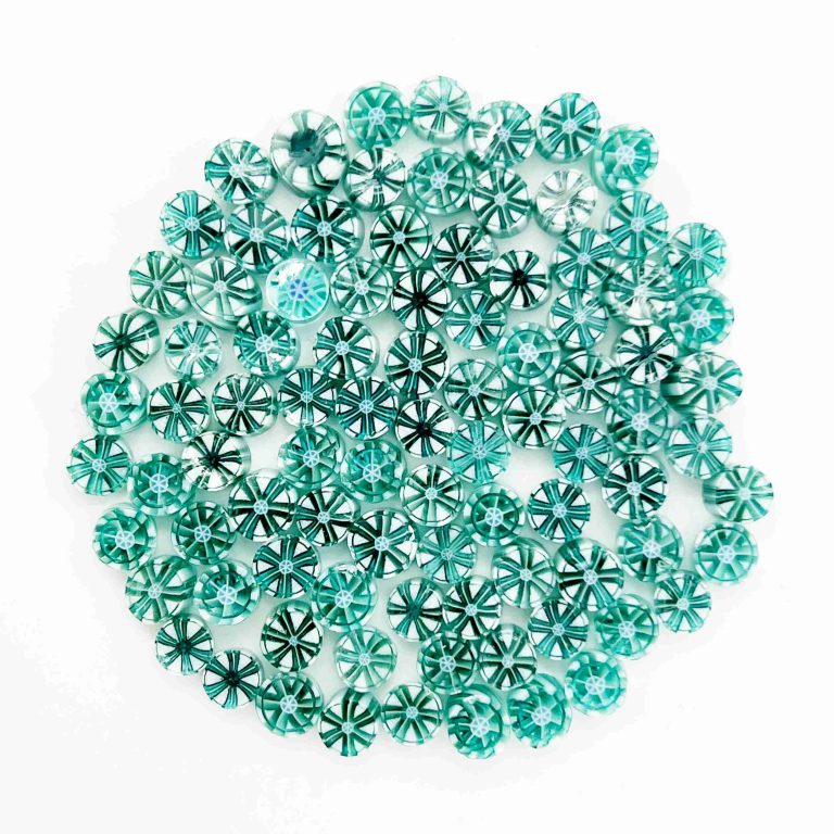 Murrine - Vortex - Peacock Flower- 90COE
