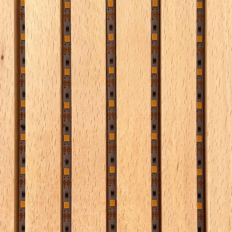 Wooden Base LED Stands