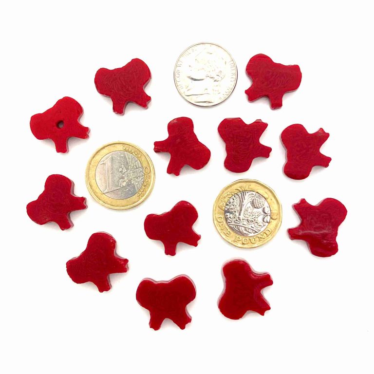 XL Murrine Shape - Red Bow - 96COE