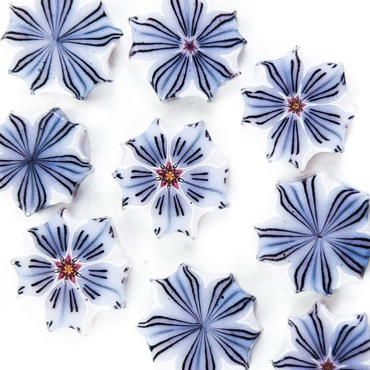 XL Murrine - Plum Stripe Mandala - 90COE - 1oz