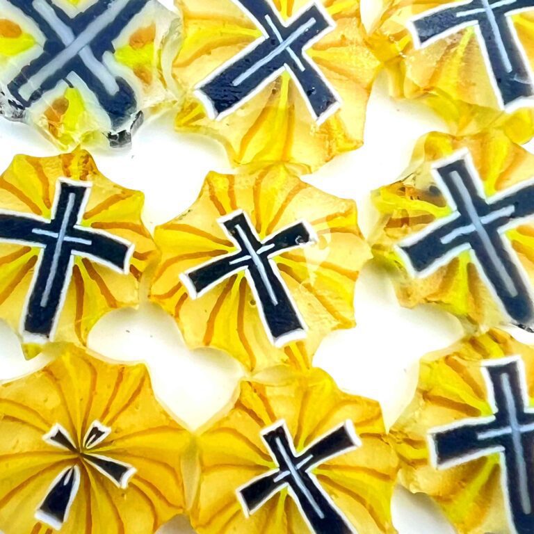 XL Murrine - Starburst Cross - 90COE